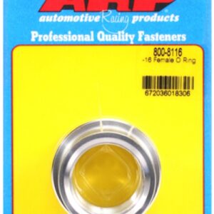 -16 female O ring aluminum weld bung